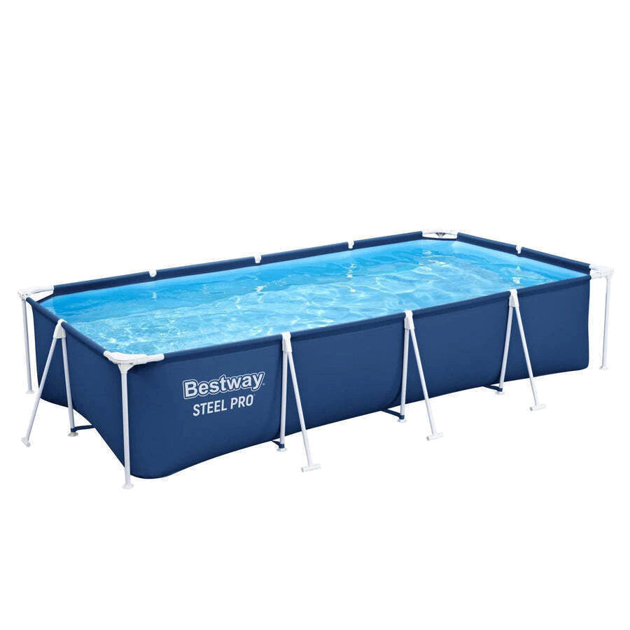 Piscina Bestway Rectangular Steel Pro 4.00MX2.11MX81Cm Azul